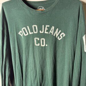 POLO Jeans Company Dark Green Long Sleeve T-Shirt with 67 on Sleeve XXL